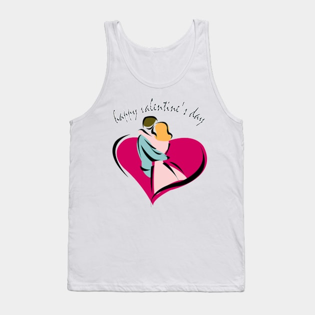 valentine's day t-shit Tank Top by adouniss